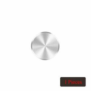 Universal Silver Plated Iron Magnetic Stickers Car Phone Holder Disk Mount 1 ea